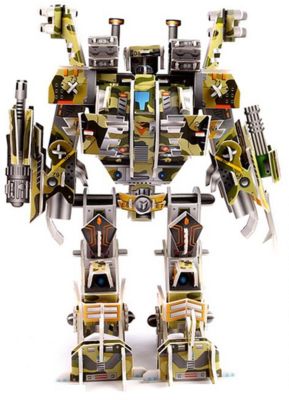 3D пазлы РОБОТ ШТУРМОВИК ( 106 дет)