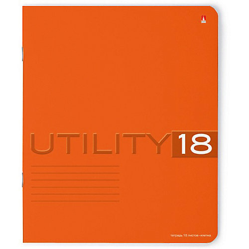 Тетрадь Unility 18 листов, клетка, цвет в ассортименте, 10 шт. от Альт