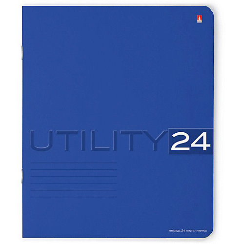 Тетрадь Unility 24 листов, клетка, цвет в ассортименте, 10 шт. от Альт