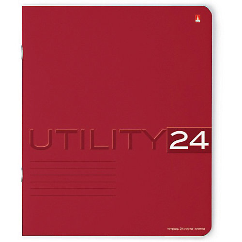 Тетрадь Unility 24 листов, клетка, цвет в ассортименте, 10 шт. от Альт