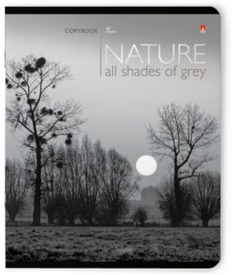 Тетрадь Природа Монохром 48 листов, клетка, 5 шт. рисунок в ассортименте