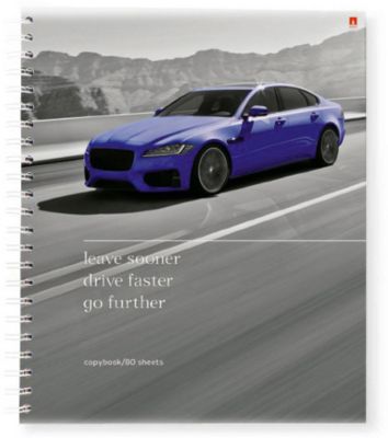 Тетрадь А5 «Машины New» 80 листов, клетка, на спирали, рисунок