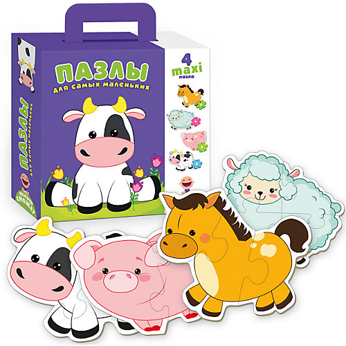Пазлы для самых маленьких "Коровка" от Vladi Toys