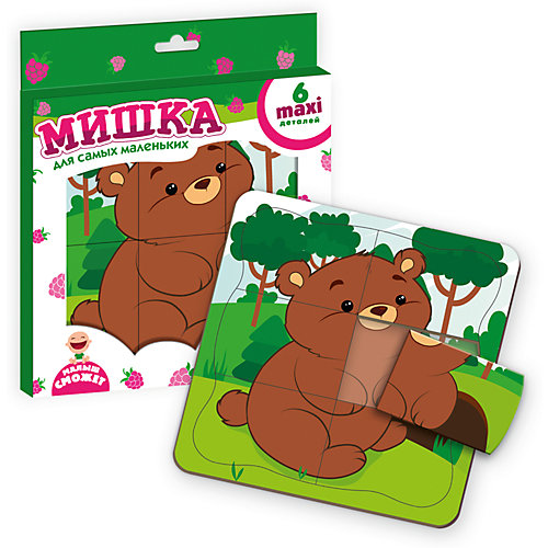 Пазл-рамка "Мишка" от Vladi Toys