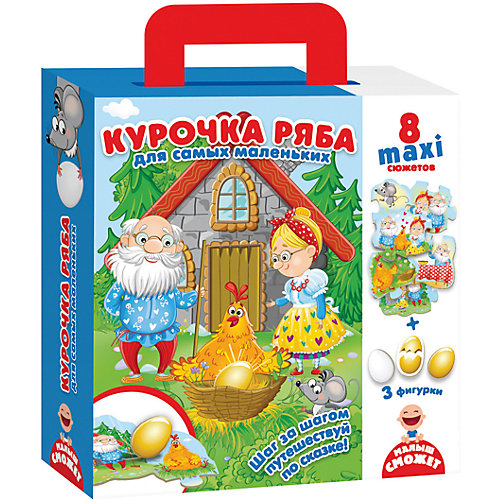 Пазл-игра путешествие по сказке "Курочка Ряба" от Vladi Toys
