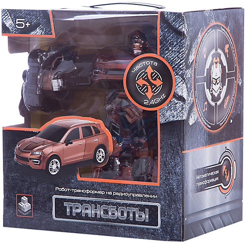 Радиоуправляемый робот-трансформер 1Toy "Трансботы" Машина, оранжевый от 1Toy
