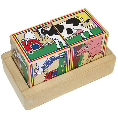 Кубики Melissa & Doug "Ферма" со звуком от Melissa & Doug