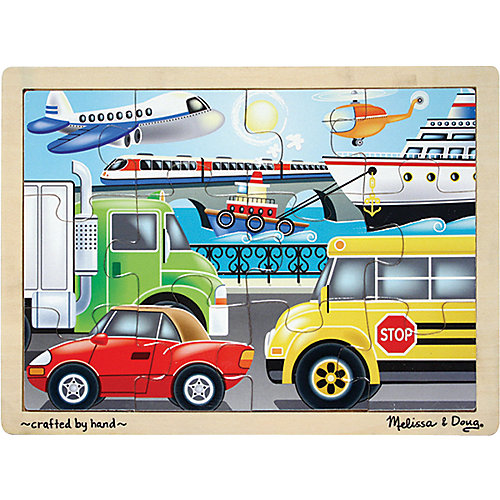 Пазл Melissa & Doug "В пути" 12 деталей от Melissa & Doug