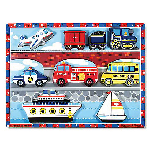 Рамка-вкладыш Melissa & Doug "Транспорт" от Melissa & Doug