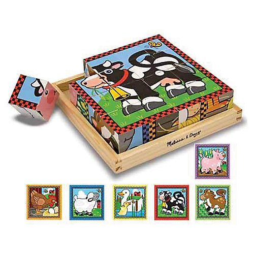 Набор кубиков Melissa & Doug "Ферма" от Melissa & Doug