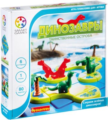 Игра-головоломка "Динозавры. Таинственные острова" Bondibon