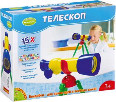 Французские опыты Науки с Буки Телескоп 15X Bondibon