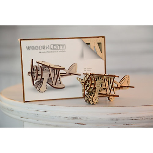 Сборная модель Биплан Wooden City от Wooden City