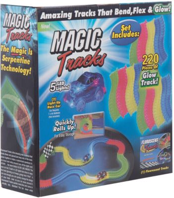 Гибкий трек Magic Tracks "Ontel", 220 светящихся деталей