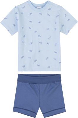 Baby Schlafanzug blau Gr. 80 Jungen Kinder