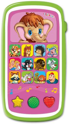 Мультиплеер с огоньками Азбукварик Друзья мультяшки
