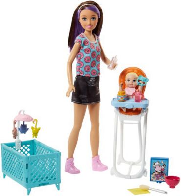 Barbie Skipper Babysitter Jungenpuppe mit tollen Accessoires FNP43 NEU Handy 