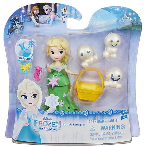 Мини-кукла Hasbro Холодное сердце "Маленькое королевство" Эльза и снеговики от Hasbro
