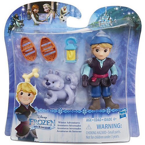 Мини-кукла Hasbro Холодное сердце "Маленькое королевство" Кристофф с волком от Hasbro