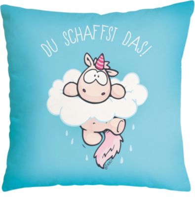 Kissen DU SCHAFFST DAS! Baumwolle bedruckt, 37 x 37cm (41881)