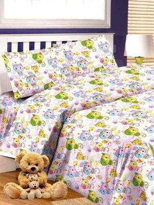 Детское постельное белье 3 предмета Letto, BG-55