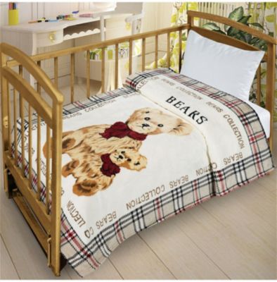 Плед Letto Велсофт-беби в кроватку VB25, 110х140см.