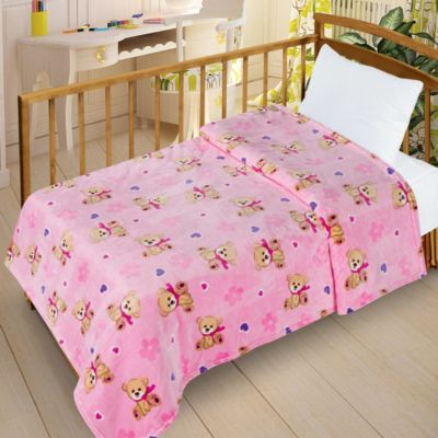 Плед Letto Велсофт-беби в кроватку VB16, 95х130 см.