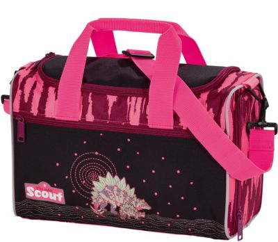 Scout Sporttasche IV Pink Dino schwarz/pink