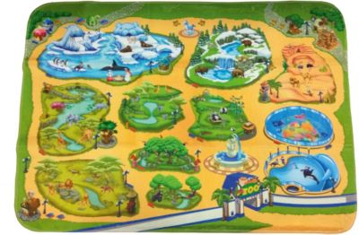 Игровой коврик Teplokid "Зоопарк"