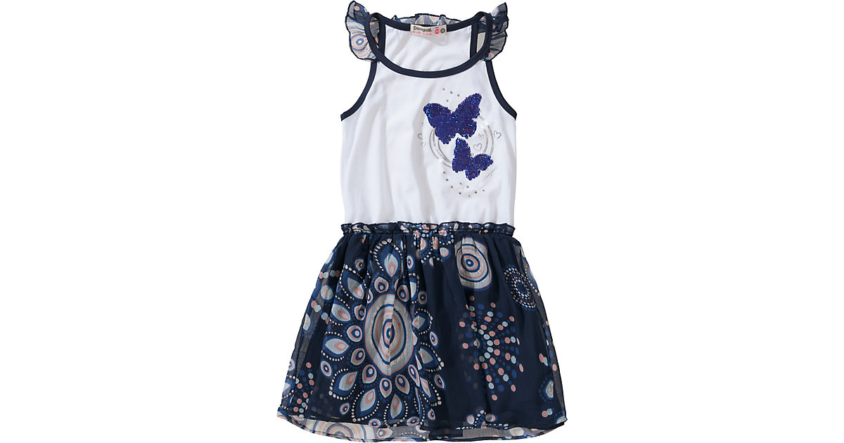 Desigual · Kinder Jerseykleid mit Wendepailletten, Schmetterling Gr. 98/104 Mädchen Kleinkinder Desigual · Kinder Jerseykleid mit Wendepailletten, Schmetterling Gr. 98/104 Mädchen Kleinkinder
