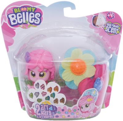 Мини-кукла Toy Shock с цветочками для волос (розовая)