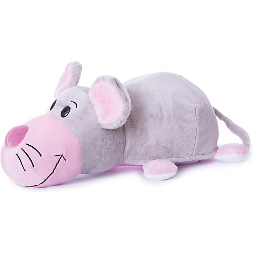 Мягкая игрушка-вывернушка 1Toy Розовый кот-Мышь, 35 см от 1Toy