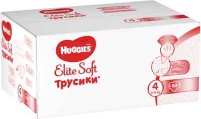 Трусики-подгузники Huggies Elite Soft 4, 9-14 кг, 84 шт. от HUGGIES