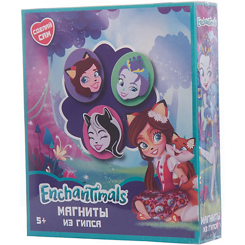 Набор для творчества Centrum "Enchantimals" Магниты из гипса от CENTRUM