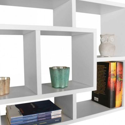 Wandregal ALEX 85x47,5x16 cm MDF Hängeregal Regal offen zum Hängen