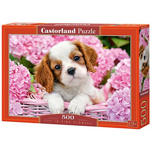 Пазл Castorland "Щенок в цветах" 500 деталей от Castorland