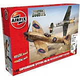 Подарочный набор "Самолеты Supermarine Spitfire против Messerschmitt" 1:48