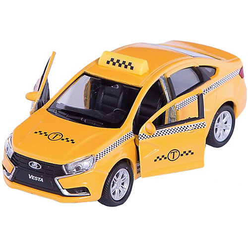Машинка Welly Lada Vesta Такси, 1:34-39 от Welly
