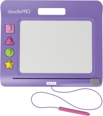 Fisher-Price Doodle Pro Stempel-Spa� (lila), Zaubertafel, magnetische Maltafel
