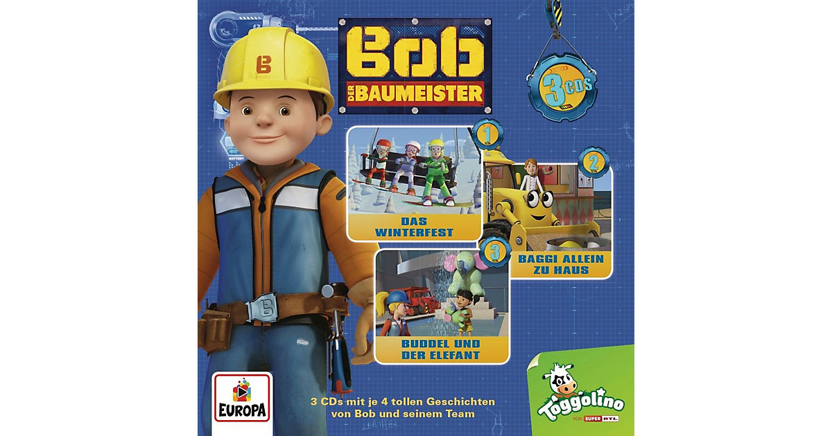 CD Bob der Baumeister 03 - 3er Box (Folgen 07-09) Hörbuch