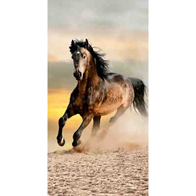 Strand- / Badetuch Pferd, 75 x 150 cm
