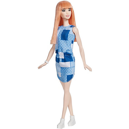 Кукла Barbie "Игра с модой" Лоскутный деним, 29 см от Mattel