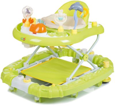 Ходунки Baby Hit Emotion Zoo, зеленые