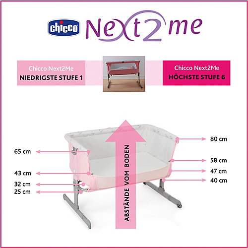 Кроватка-люлька Chicco "Next 2 Me" dusty green от CHICCO