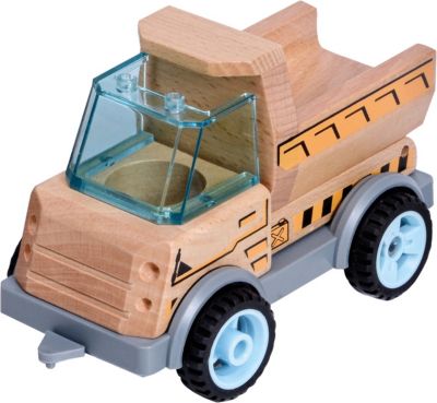 Baumaschine - Muldenkipper natur/blau