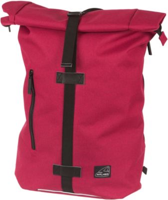 Rucksack Kuriertasche CLASSIC red melange grau