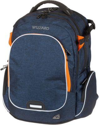 Schulrucksack CAMPUS WIZZARD dark blue melange (Kollektion 2019/2020) dunkelblau