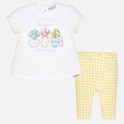 Комплект: Футболка,леггинсы Mayoral для девочки