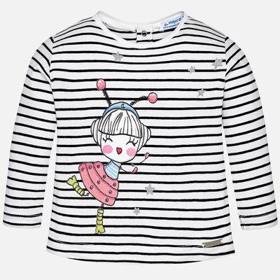 Футболка с длинным рукавом Mayoral для девочки