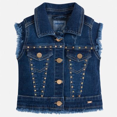 Джинсовый жилет Mayoral для девочки